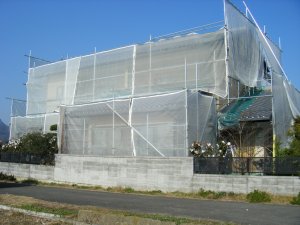 足場組み上げ写真2